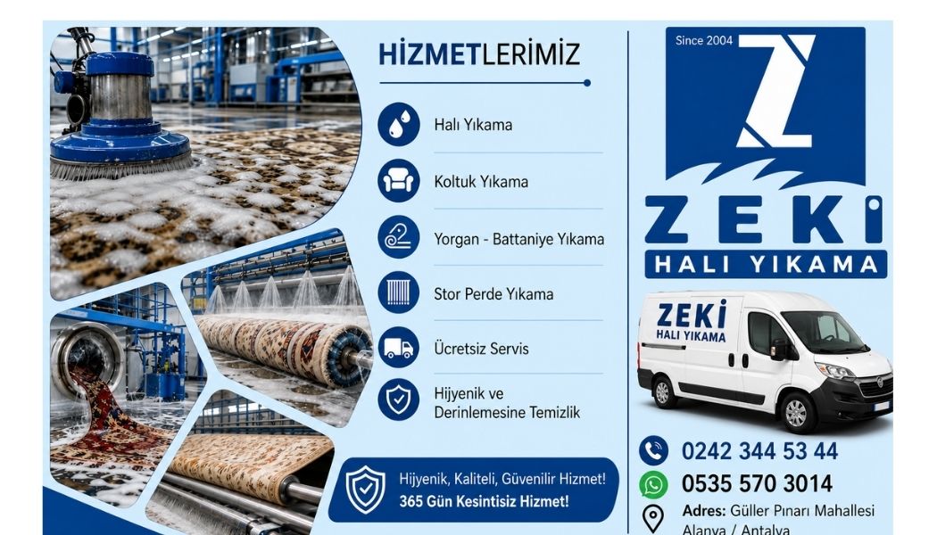 Alanya Güller Pınarı Mahallesi Halı Yıkama